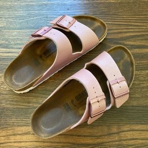 Pink Birkenstocks